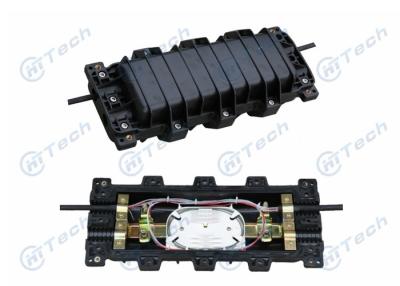 China 144 Cores Fiber Optic Joint Enclosure / Inline Closure For Diameter 10-23mm Cable for sale