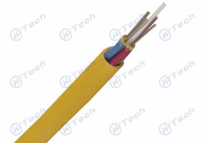 China Indoor Fiber Optic Cable 12-144 Cores Sub Grouping Tight Buffer With Outer Jacket PVC / LSZH for sale