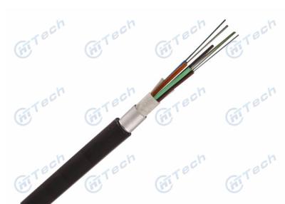 China 4-144 Cores Outdoor Fiber Cable Aluminium Longitudinal Layer Stranded for sale