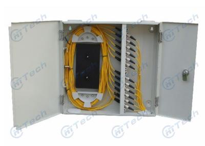 China FC Type Fiber Optic Distribution Box Dimension 350 * 300 * 80mm Outdoor Wall Mounted for sale