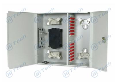 China Electrostatic Spaying Wall Mount Fiber Distribution Box 48 Core Dimension 380 X 400 X 135.6mm for sale