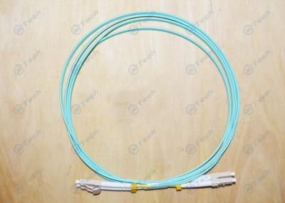 China OM3 LC - LC Fiber Optic Jumper 10 Gig / Second Link Distances 300 Meters for sale