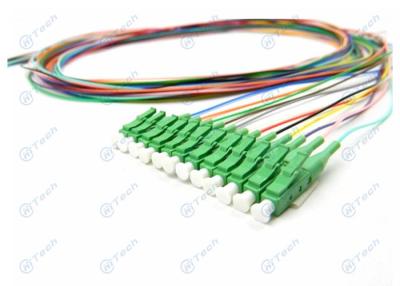 China El alto conector eficaz de la coleta de la fibra, 12 embala la humedad ≤0.2dB de la coleta de la fibra de APC LC en venta