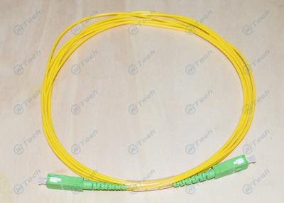 Cina Cavo a fibra ottica monomodale del cavo LSZH della toppa del cavo di toppa dello Sc APC in vendita