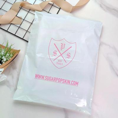 China Strong Adhesive Good quality custom poly mailers apparel polymailers material PE white plastic big courier polybag mailing bags for clothing for sale