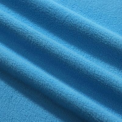 China European Fashion Shrink-Resistant Mid-Weight Shorts Pile Fabric Anti-Static Blue Fleece Kingcason Blue Fleece For Nightgown for sale