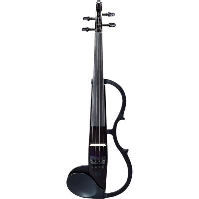 China Application Okoume Solid 4/4 Electric Violin Advanced with Electronic EQ Output for sale