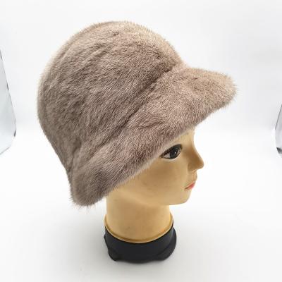 China Factory Price Custom Order Fashion Winter Fur Hat COMMON Wholesale Mink Fur Hat for sale