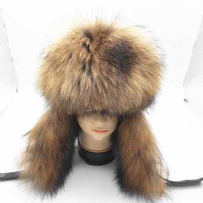 China WOMAN AND MAN Winter Fur Hat COMMON Custom Fur Trooper Hat for sale