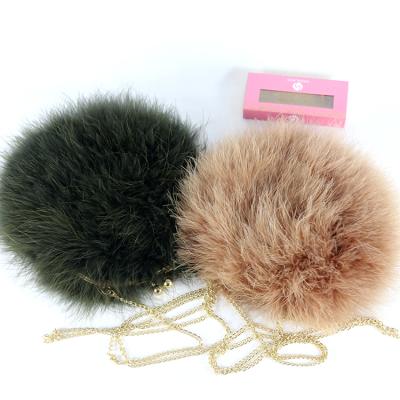 China High Quality Fashion Ladies Handbags Ostrich Feather Ostrich Feather Turkey Tote Bag Ostrich Fur Party Handbag for sale