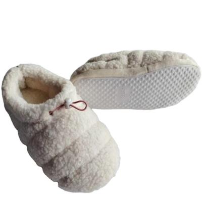 China Fashion Trend Factory Directly Sell Warm Cute Indoor Comfort Fuzzy Plush Lining Winter Morning Slippers For Home for sale