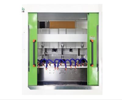 China Automatic CNC Grinding And Polishing 4 Positions Stacking And Polishing Machine CC-4-DP-10 for sale