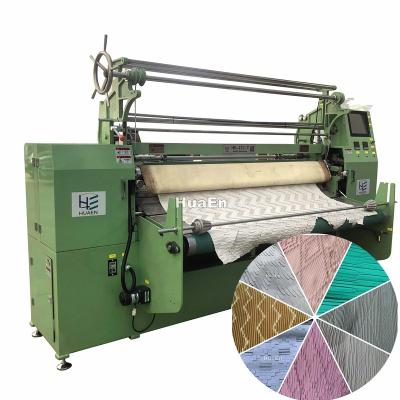 China HE-217-T Fabric Textile Jacquard Machine Chemical Fiber Fabric Factory Changzhou HuaEn Flat Side Zigzag 100 Kinds Bamboo For Pleating for sale