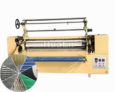 China HuaEn multi-function flat/side/wave heat/knife folding manual double side/knife/fir/combined/space setting kilt textile fabric clothing dress skirt pleating machine d217 for sale