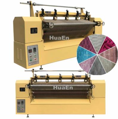 China Flat/side/semi-automatic knife/box/Changzhou Huaen cloth textile garment garment garment pleating machine Fir/wave pleat for sale