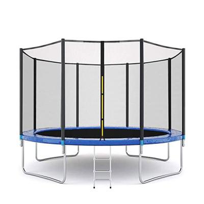 China Safe Latest Blow Up 12FT Adult Kids Sports Play Outdoor Safety Protection With Barrier Trampoline for sale