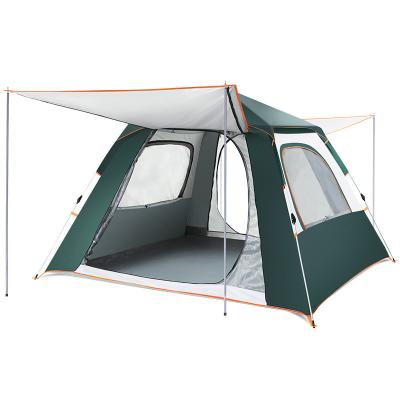 China Waterpoof Explosive Automatic Outdoor People Both Thickened Outdoor Home Outdoor Camping Roof Tent 3-4 People Tent for sale