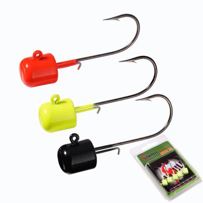 China Amazon Blast 2-7g Weight Leadhead Roadrunner Strong Multiple Soft Lure Mountain Fishing Sea Fishing River Treble Hook for sale