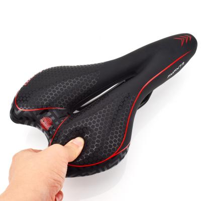 China Waterproof Soft Mountain Bike Saddle Cushion Thickening Four Seasons Riding Saddle Seat Bag Universal Bicycle Accessories for sale