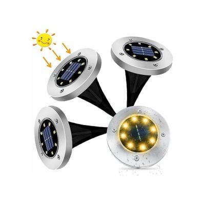 China Garden/lawn/garden villas/park good selling 8LED buried lantern garden landscape deck lamp waterproof environmental protection energy saving solar lamp for sale