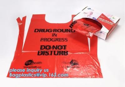 China Medical disposable aprons for doctor, LDPE coated biohazard apron,Surgical Apron, Logo Printed Disposable medical Plasti for sale