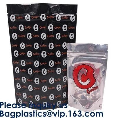 China Custom Printing Dissolvable Smell Proof Stand Up Billy Kimber Mylar Plastic Bags Weed Pouch With Zipper for sale