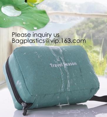 China Travel Handy Canvas polyester Men Toiletry Bag Travel Makeup Cosmetic Organizer Toiletry Bag,Pouch Canvas Cosmetic Bag for sale