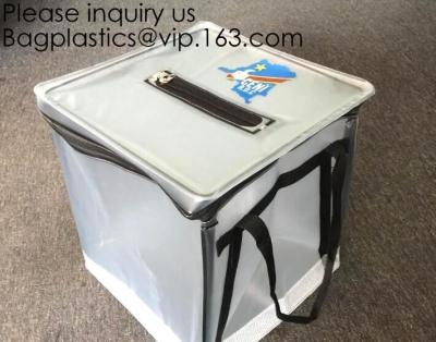 China Pvc Ballot Voting Box Ballot Zipper Bag PVC Folding Ballot Bag, Pallet Security Supply Bag, Turnover Box Nigeria Voting for sale