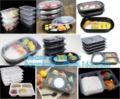 China Plastic Food Storage Boxes with Handles Food Crisper Food Storage Bins Organizer Refrigerator Storage Container bagease for sale