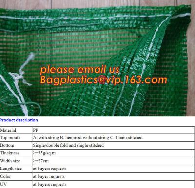 China Supply Professional PE 50 lb mesh Leno Raschel onion packing bag,agricultural use PE Plastic Raschel mesh bag for packin for sale