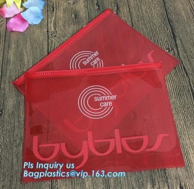 China unique design coloful printed clear pvc plastic slider hook hanging zipper bag, Slider Zipper Bag with Custom Logo for sale