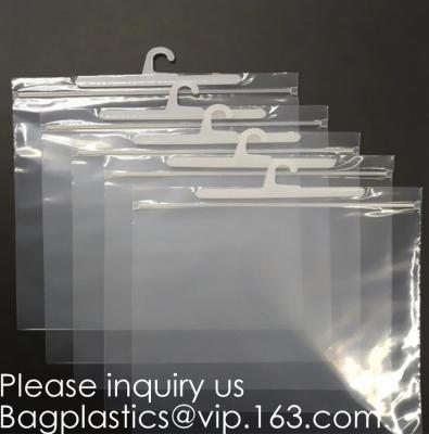 China Hanger Button Bag Hanger Zipper Bag Hanger Ziplock Bag Hanger Packaging Bag With Snap Button Waterproof Bag For Swimsuit for sale