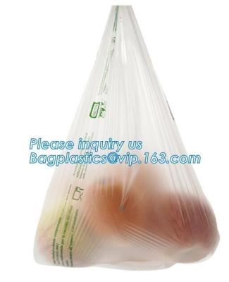 China Food Waste Caddy Liner, Biodegradable Bin Liner, Compostable Garbage Bag, compostable biodegradable food packaging bag for sale