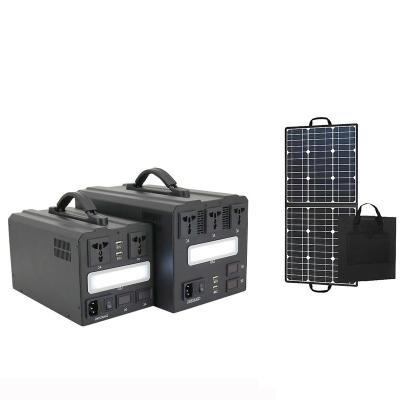 China AC DC Mobile Solar Lithium 1500w 1KW 2kw Portable Power Station With Lifepo4 DP18 for sale