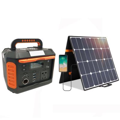 China outdoor power bank lifepo4 solar power bank wireless charging station portable solar generator 200w 300w 500w 600w 1000w 2000w for sale