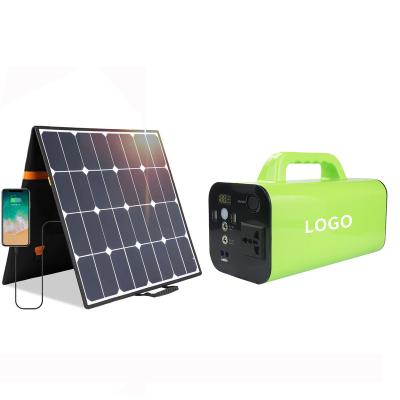 China 180w fast bank solar power station support charging energy storage portable outdoor power supply, portable solar power portable solar power station for sale