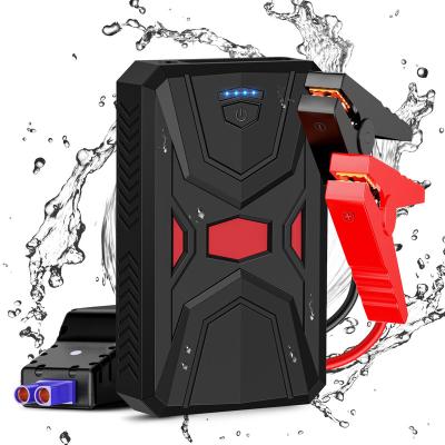 China Passenger Car Power Jump Starter 12V 8000/12000mAh 600A Peak Current Car For 3.4L/5.0L Emergency Car Battery Jump Starter for sale