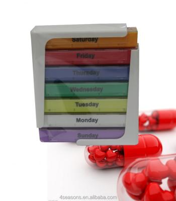 China Convenient Sorting Of Pills Convenient Sorting Of Pills 7 Day Plastic Pill Box for sale