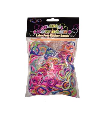 China NEW Silicone Fashion DIY Silicone Color Loom Bands For Wristbands for sale