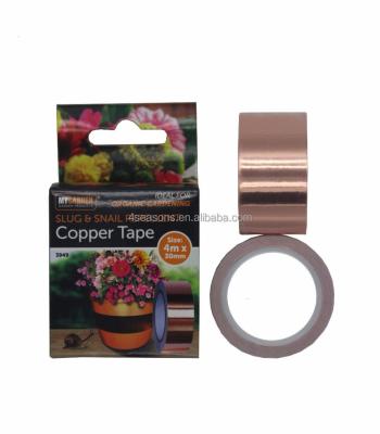 China Waterproof waterproof INGOT and SNAIL REPELLENT COPPER STRIP 3CM*4M for sale