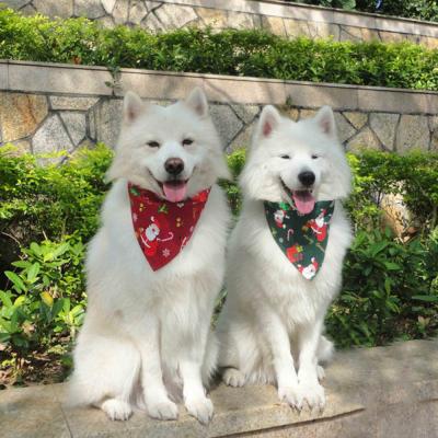 China White Floral Silk Bandana Customs Dog Pet Apparel Dog Scarf Summer Thanksgiving Eco-Friendly Loose Adjustable Funny Viable Winter for sale