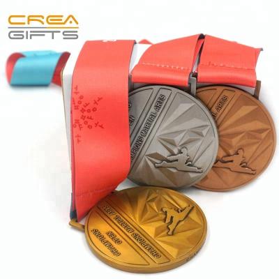 China China High Quality Custom Design Sports Medal Schools Awards Metal Zinc Alloy Medal For Students for sale