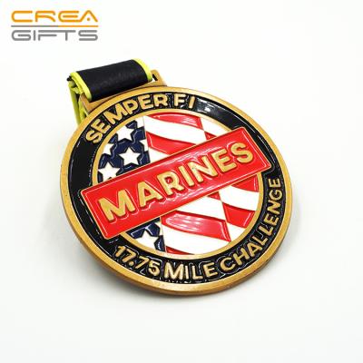 China High Quality Custom Running Medal 3D Metal Medal China Marathon Marathon Sports Medal Professional Manufacturer for sale