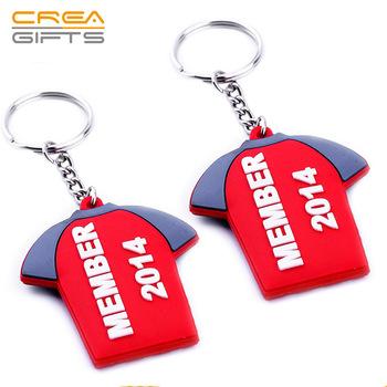 China China Wholesale Promotional Gifts Key Chain Low MOQ Cheap New Design Customized Souvenir 2D PVC 3D Key Chain for sale