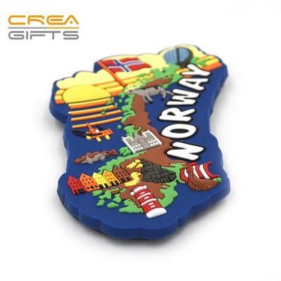 China Customized Wholesale Promotion/Advertising/Gifts/Souvenir Customized 3d Souvenir PVC Soft PVC Fridge Magnet for sale