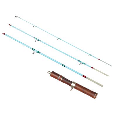 China Fishing Spinning Fishing Rods Metal Braking Smooth Ball Bearing Casting Fishing Travel Rods Lure Carbon Wood Fishing Rod for sale