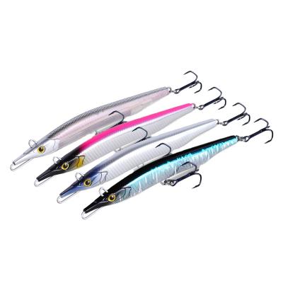 China Fishing Lure Gear Needle Fish Pencil Fishing Lures Swim Bait Fishing Lure Two Sinking Hard Bait Sinking Lure Metal Pencil Bait Wobblers for sale