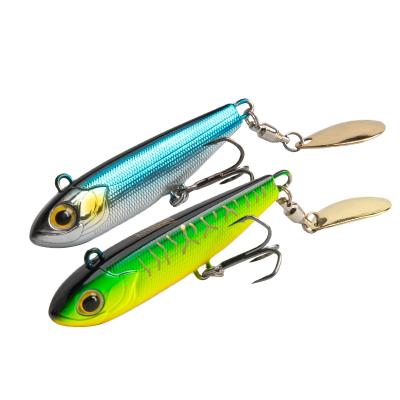 China VIB Fishing With Floating Spoon 9502 Minnow Fishing Lure Artificial Baits Good Action Wobblers For VIB Lures With Spoon for sale