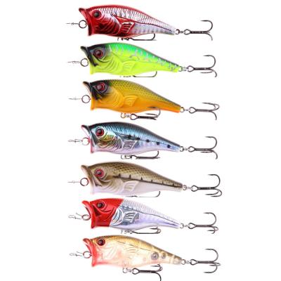 China Fishing Lure Gear Fishing Lures Making Hard Plastic Sea Bass Fishing Floating Popper Lure Lures for sale