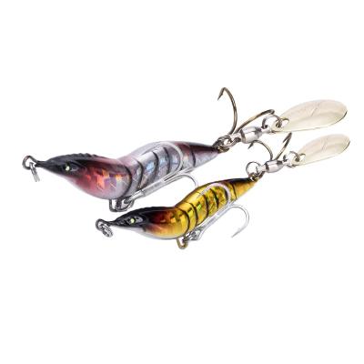 China Fishing Lure Gear Freshwater Shrimp For Sale Fishing Lure Shrimp Fishing Soft Lure Baits Small Metal Shrimp Lure for sale